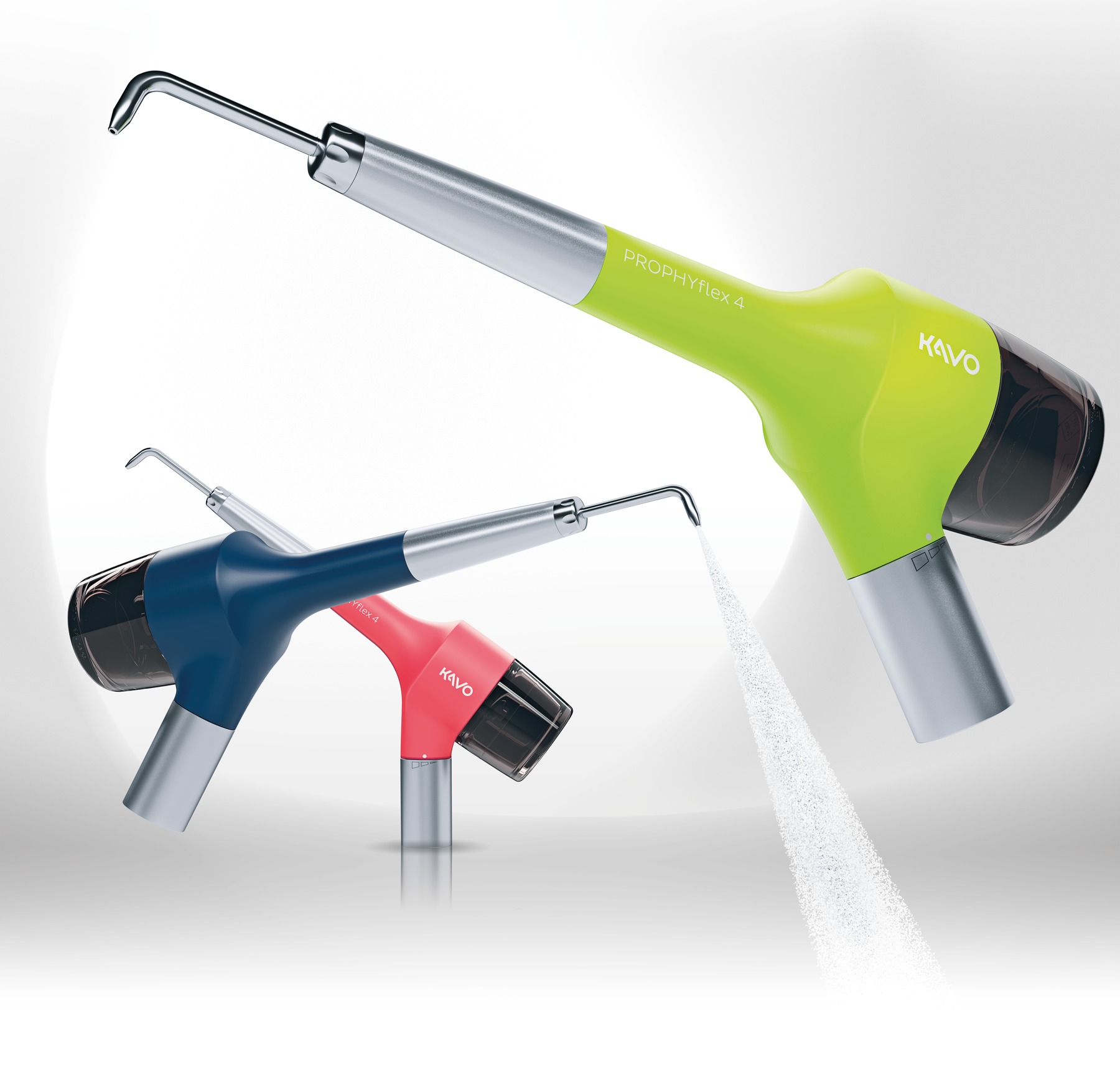PROPHYflex 4 nas cores Lime, Wave e Flamingo